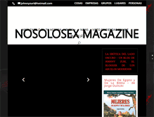 Tablet Screenshot of nosolosex.es